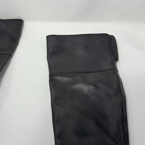 Anthropologie Miss Albright flat over-the-knee leather boots 37 women