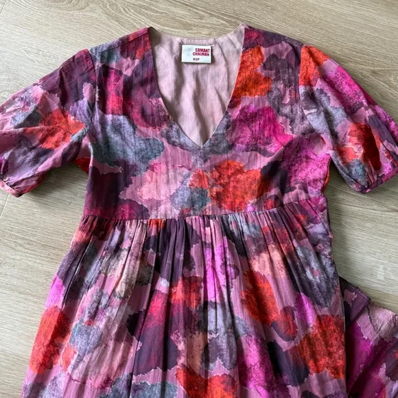Anthropologie Samant Chauhan Clemencia Tiered Maxi Dress