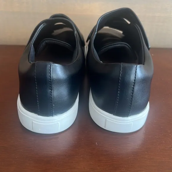 Anthropologie Silent D black no tie slip on shoes sneakers