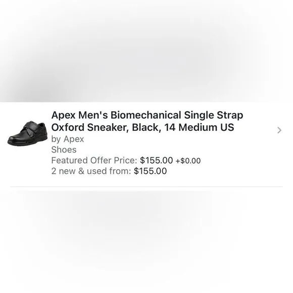 APEX LEGENDS Men's Biomechanical Single Strap Oxford Sneaker