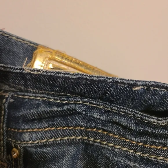 Apple Bottoms | Women's Vintage Bootcut Distressed Jeans (Size 13/14)