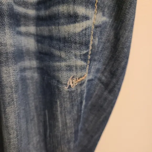 Apple Bottoms | Women's Vintage Bootcut Distressed Jeans (Size 13/14)