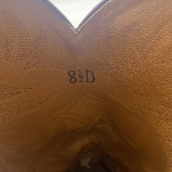 Ariat 10002559 Western Heritage Cowboy Boots Size 8.5 D