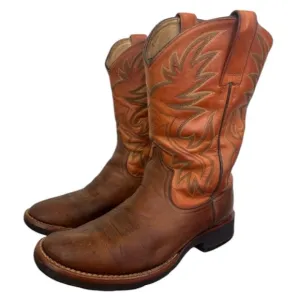 ARIAT Advanced Torque Stability Men Western Cowboy‎ Work Boot Orange Brown 8.5D