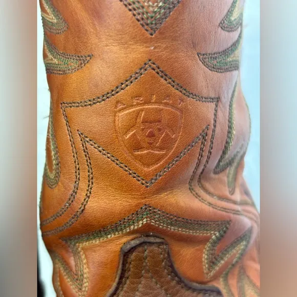 ARIAT Advanced Torque Stability Men Western Cowboy‎ Work Boot Orange Brown 8.5D