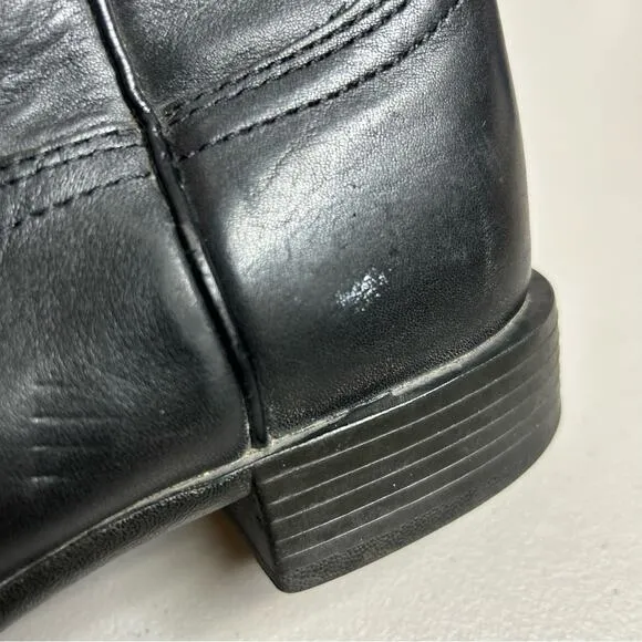 Ariat Boots Heritage Roper Western Boot Black Leather Cowboy Mens Size 9D
