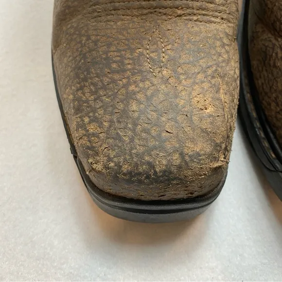 Ariat Boots Men's Size 14D Intrepid VentTEK Composite Toe Work Brown Orange Barn