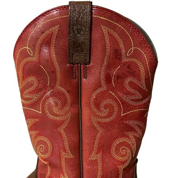 Ariat Hybrid Rancher Western Boots Women's Square Toe Leather Boots Size 7