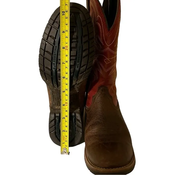 Ariat Hybrid Rancher Western Boots Women's Square Toe Leather Boots Size 7