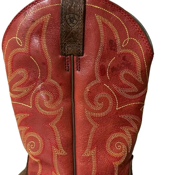 Ariat Hybrid Rancher Western Boots Women's Square Toe Leather Boots Size 7