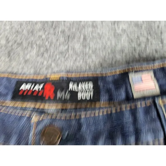 Ariat M4 Relaxed Boot Cut Jeans Men Sz 42X32 USA Fabric CAT 2 Denim Workwear