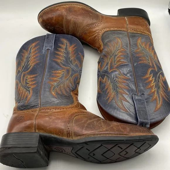 Ariat Mens Dynamic Western Cowboy Boots Size 10.5 D