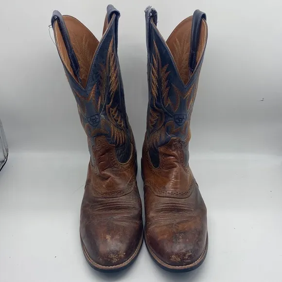 Ariat Mens Dynamic Western Cowboy Boots Size 10.5 D