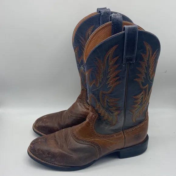Ariat Mens Dynamic Western Cowboy Boots Size 10.5 D