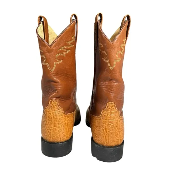 Ariat Pro Men’s Size 13 D (Regular) Leather Two Tone Round Toe Cowboy Boots
