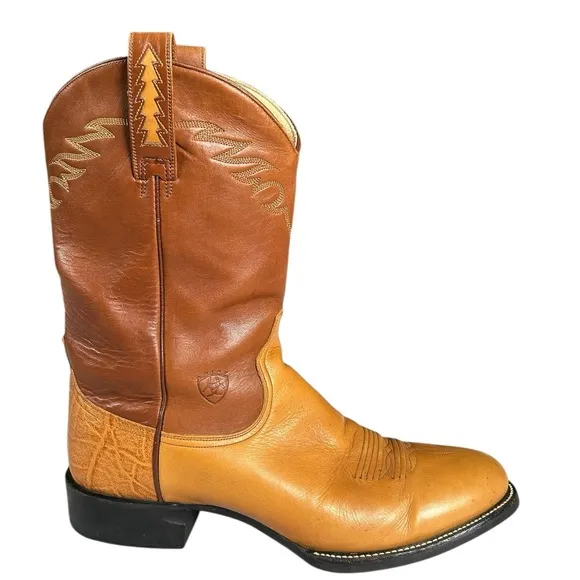 Ariat Pro Men’s Size 13 D (Regular) Leather Two Tone Round Toe Cowboy Boots