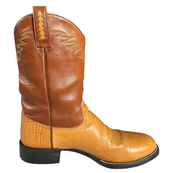 Ariat Pro Men’s Size 13 D (Regular) Leather Two Tone Round Toe Cowboy Boots