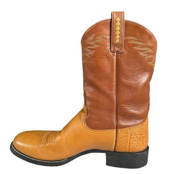 Ariat Pro Men’s Size 13 D (Regular) Leather Two Tone Round Toe Cowboy Boots