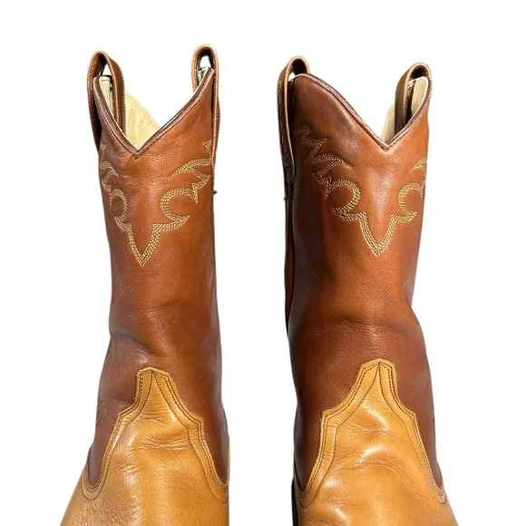 Ariat Pro Men’s Size 13 D (Regular) Leather Two Tone Round Toe Cowboy Boots