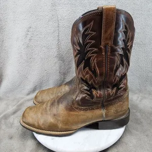 Ariat Shoes Mens Size 11EE Brown Leather Western Boots *Read*