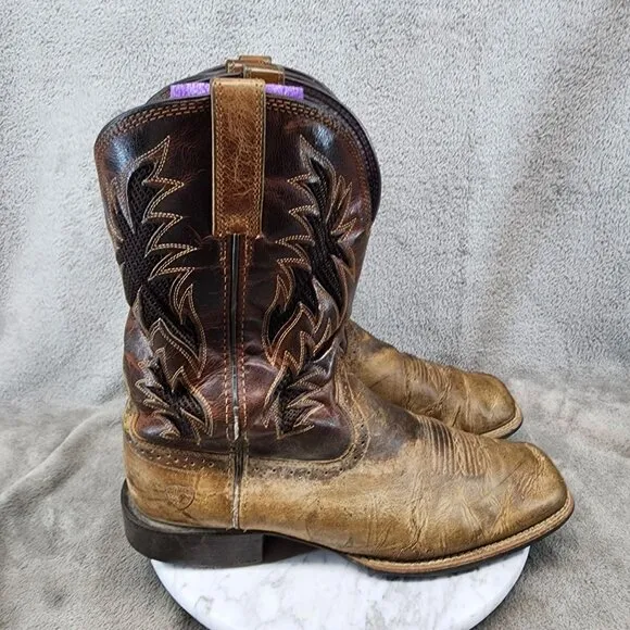Ariat Shoes Mens Size 11EE Brown Leather Western Boots *Read*