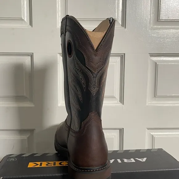 Ariat Work Boots - Brown steel toe EE Wide