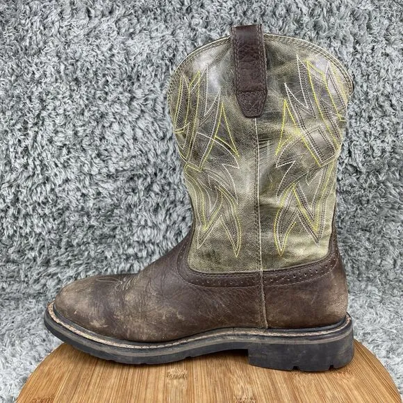 Ariat Workhog Boots Men's 12 EE Cowboy Western Leather