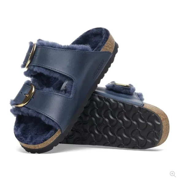 Arizona Big Buckle ShearlingOiled Leather - NEW