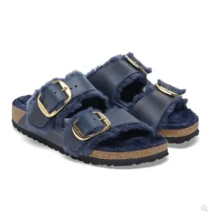 Arizona Big Buckle ShearlingOiled Leather - NEW