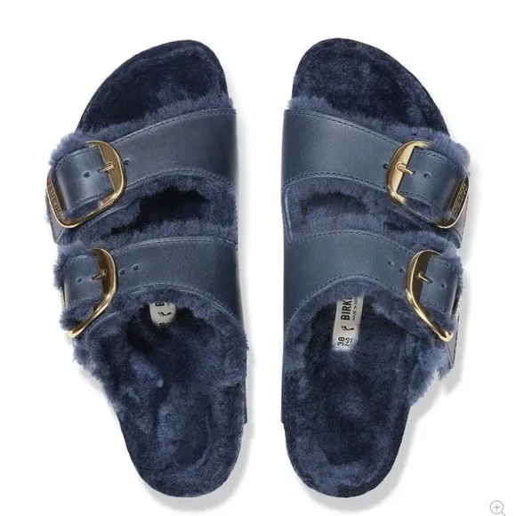 Arizona Big Buckle ShearlingOiled Leather - NEW