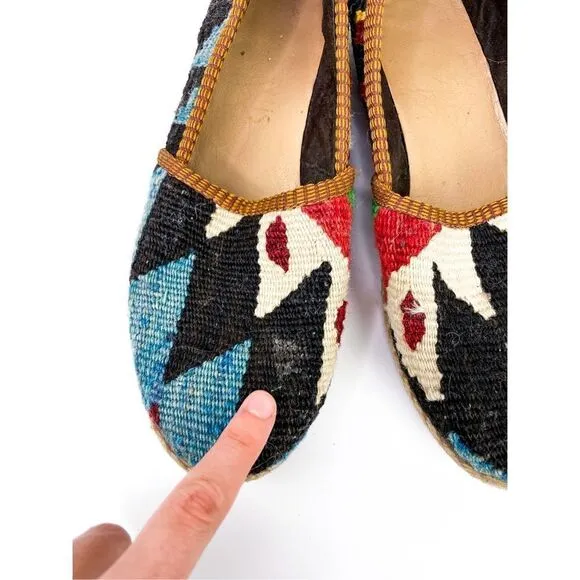 Artemis Design Co Women’s Turkish Kilim Loafer One of a Kind! Size 38 or 7