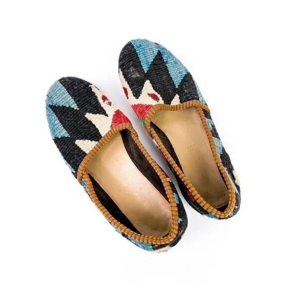 Artemis Design Co Women’s Turkish Kilim Loafer One of a Kind! Size 38 or 7