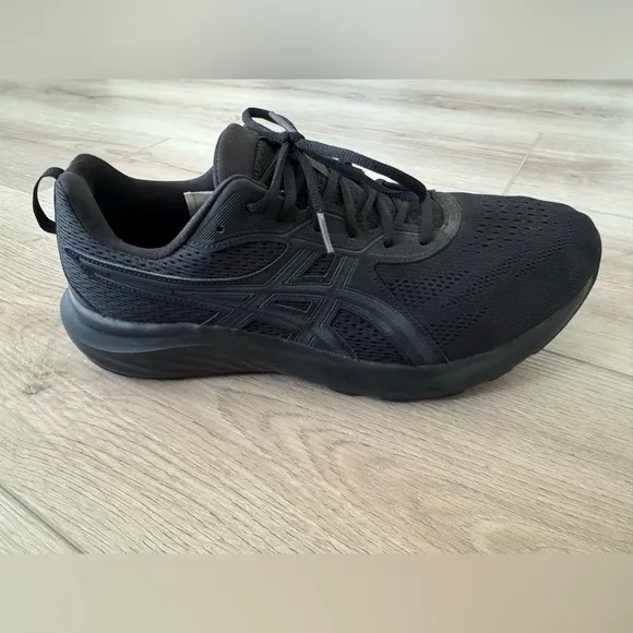 ASICS Black Athletic Running Shoes