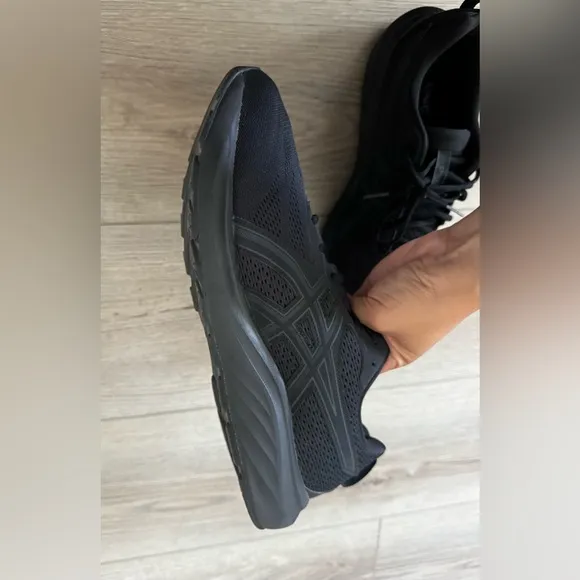 ASICS Black Athletic Running Shoes
