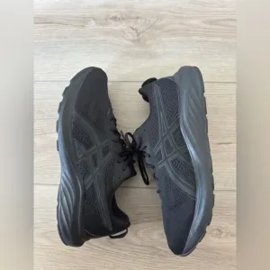 ASICS Black Athletic Running Shoes