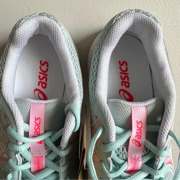 Asics Contend 7 GS Kids Aqua Angel White Sneaker Size 5.5