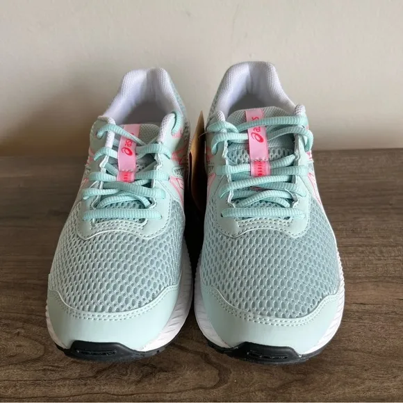 Asics Contend 7 GS Kids Aqua Angel White Sneaker Size 5.5