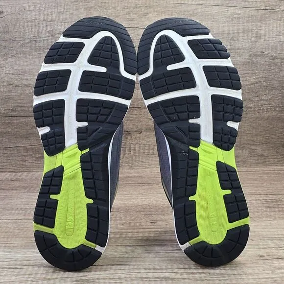 ASICS GT-1000 7 Men's Size 12 Wide Gray Black Running Shoes (1011A038)