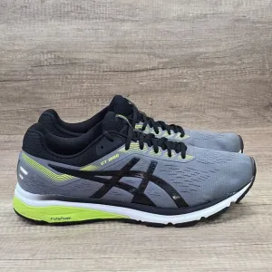 ASICS GT-1000 7 Men's Size 12 Wide Gray Black Running Shoes (1011A038)