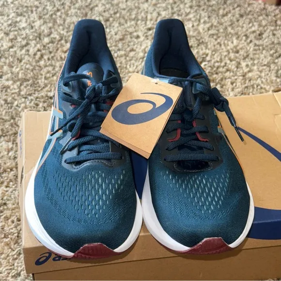 Asics GT-2000 12 French Blue Teal Athletic Running Sneakers Mens Size 9 Wide