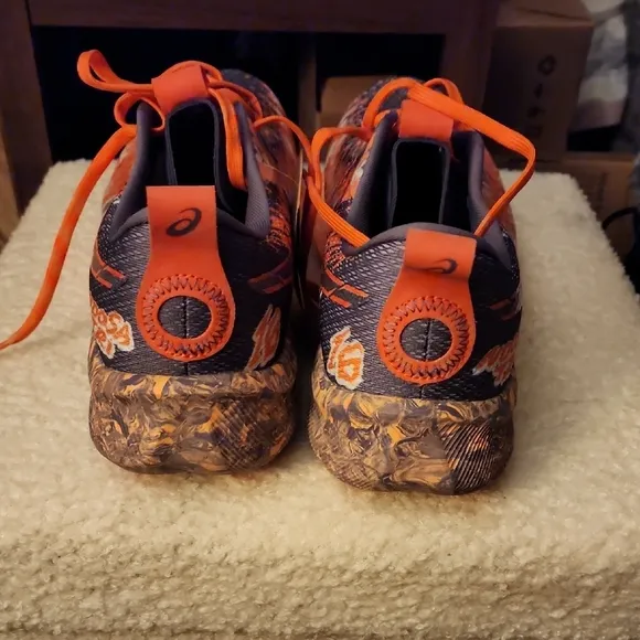 Asics Men's Athletic Shoes - Orange and Black