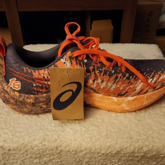 Asics Men's Athletic Shoes - Orange and Black