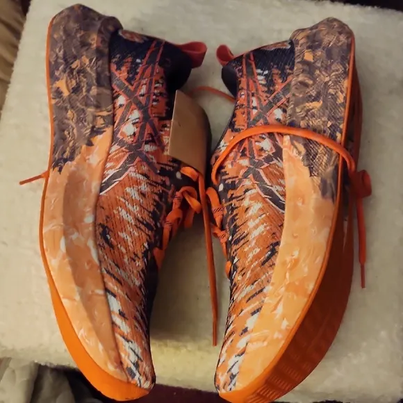 Asics Men's Athletic Shoes - Orange and Black