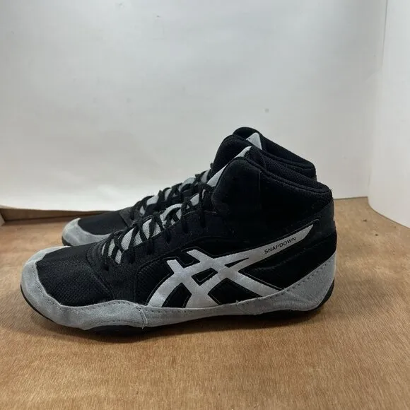 ASICS Snapdown 2 Men Size 9 Wide 1031A026 Wrestling Shoe Lace Up Black