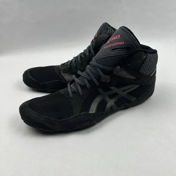 Asics Snapdown 3 Mens Wrestling Martial Art Shoes Size 11.5 Wide Black Gunmetal