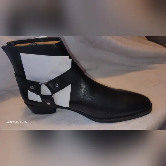 ASOS Black Ankle Boots with Cut-Out Design
