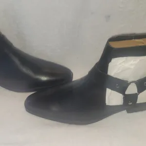 ASOS Black Ankle Boots with Cut-Out Design