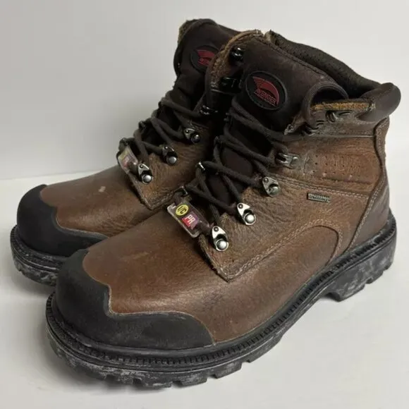 Avenger Men’s A7258, Waterproof Steel Toe Work Boots, Size 8.5 W