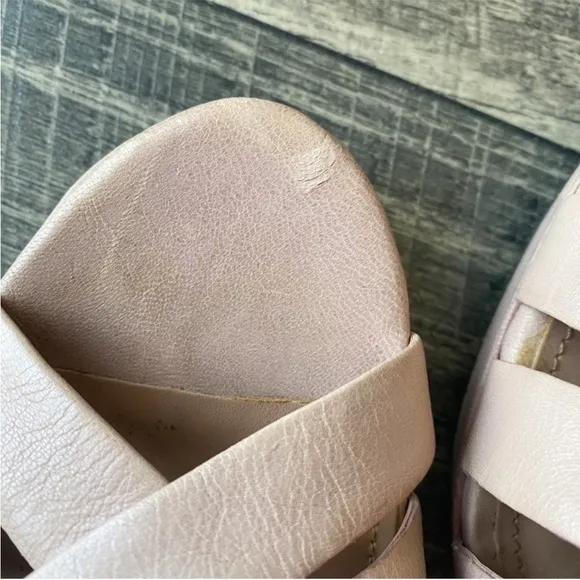 B. Makowsky BF Nicole Blush Pink Strappy Heeled Sandals Size 11