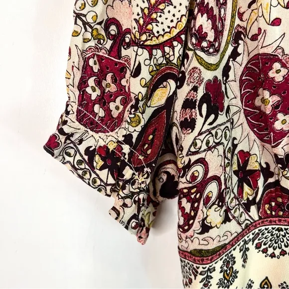 Ba&amp;sh Zael Printed Midi Dress Size US 8